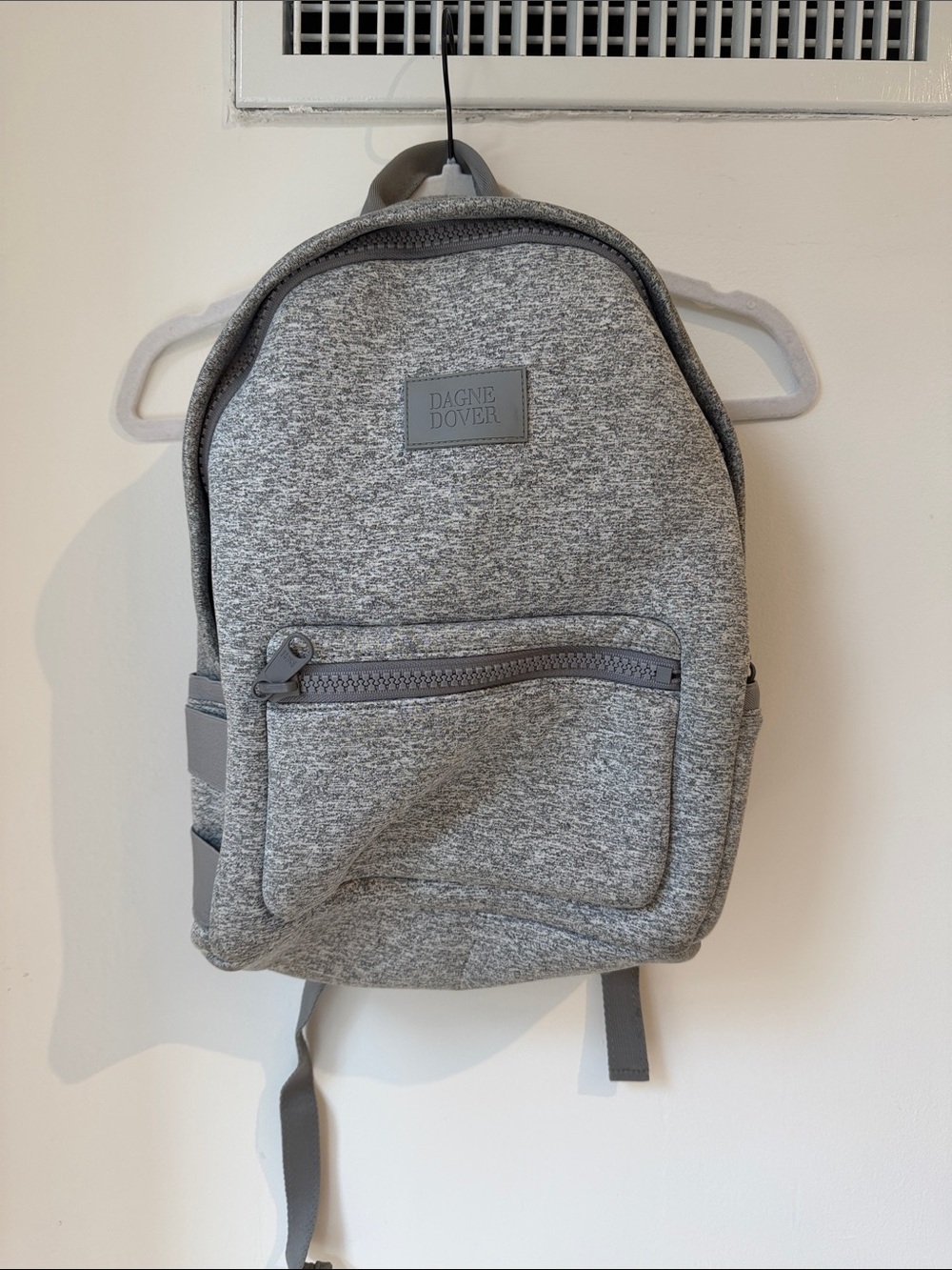 Dagne Dover Gray Medium Backpack - Everyday Bag, gray heathered